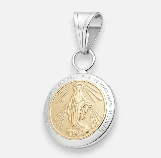 Colgante Virgen de los Rayos 